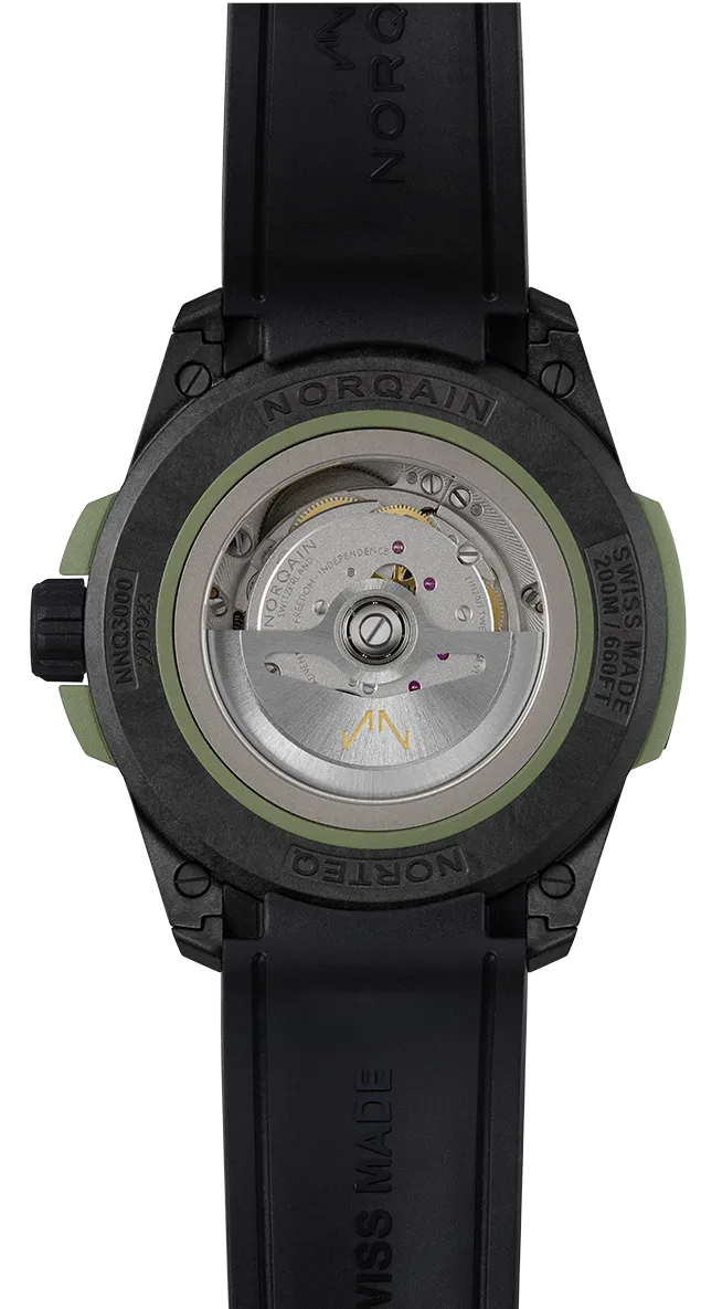 Norqain Wild One & Norteq Black Khaki Mesh Watch