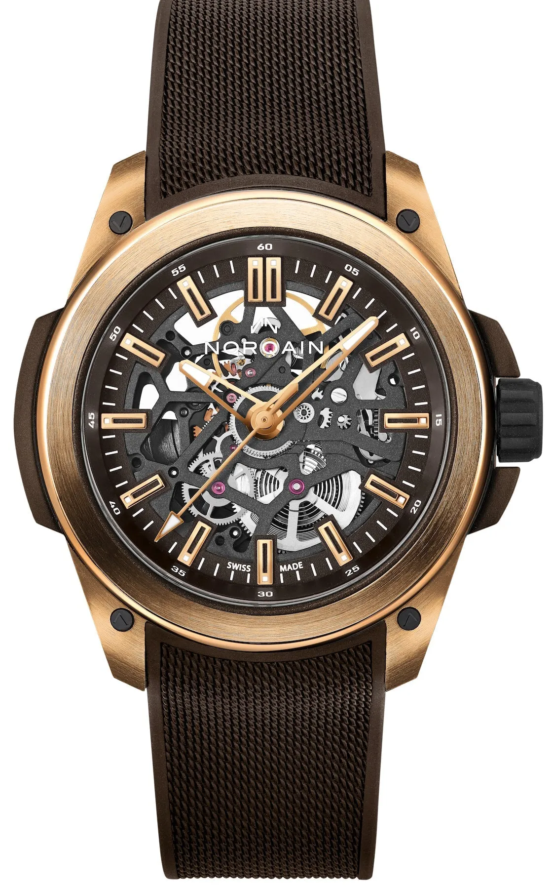Norqain Wild ONE Skeleton Red Gold Watch
