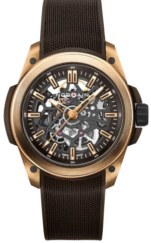 Norqain Wild ONE Skeleton Red Gold Watch