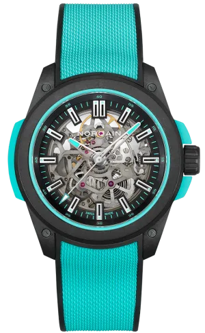 Norqain Wild One Skeleton Turquoise Watch