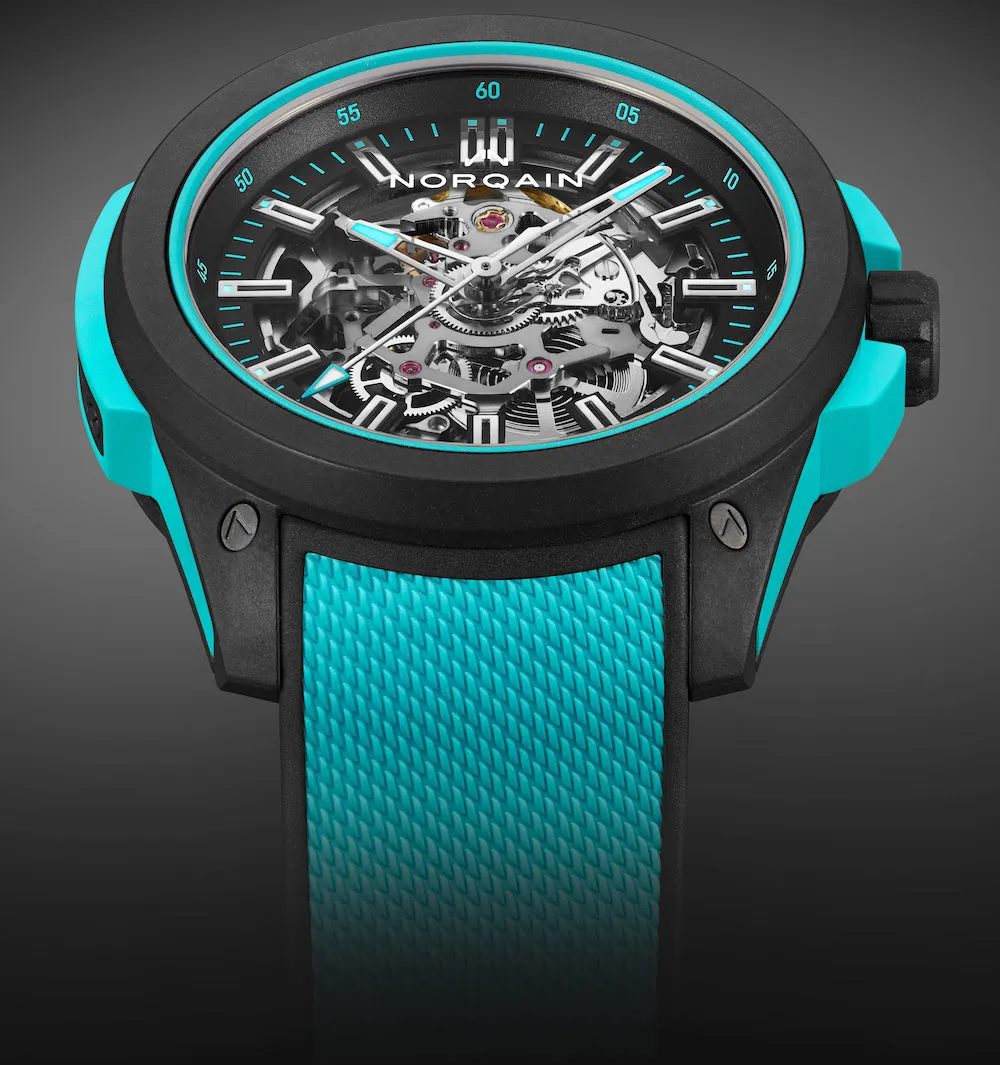 Norqain Wild One Skeleton Turquoise Watch