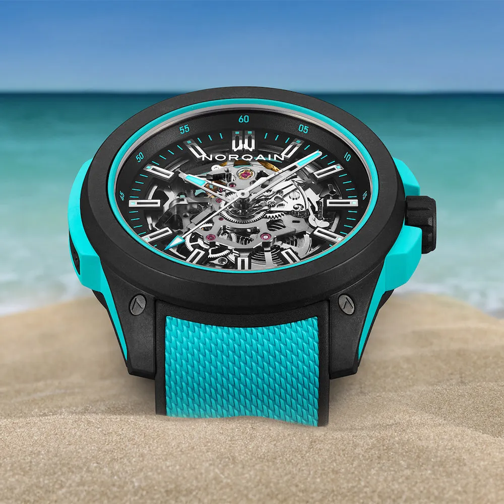 Norqain Wild One Skeleton Turquoise Watch