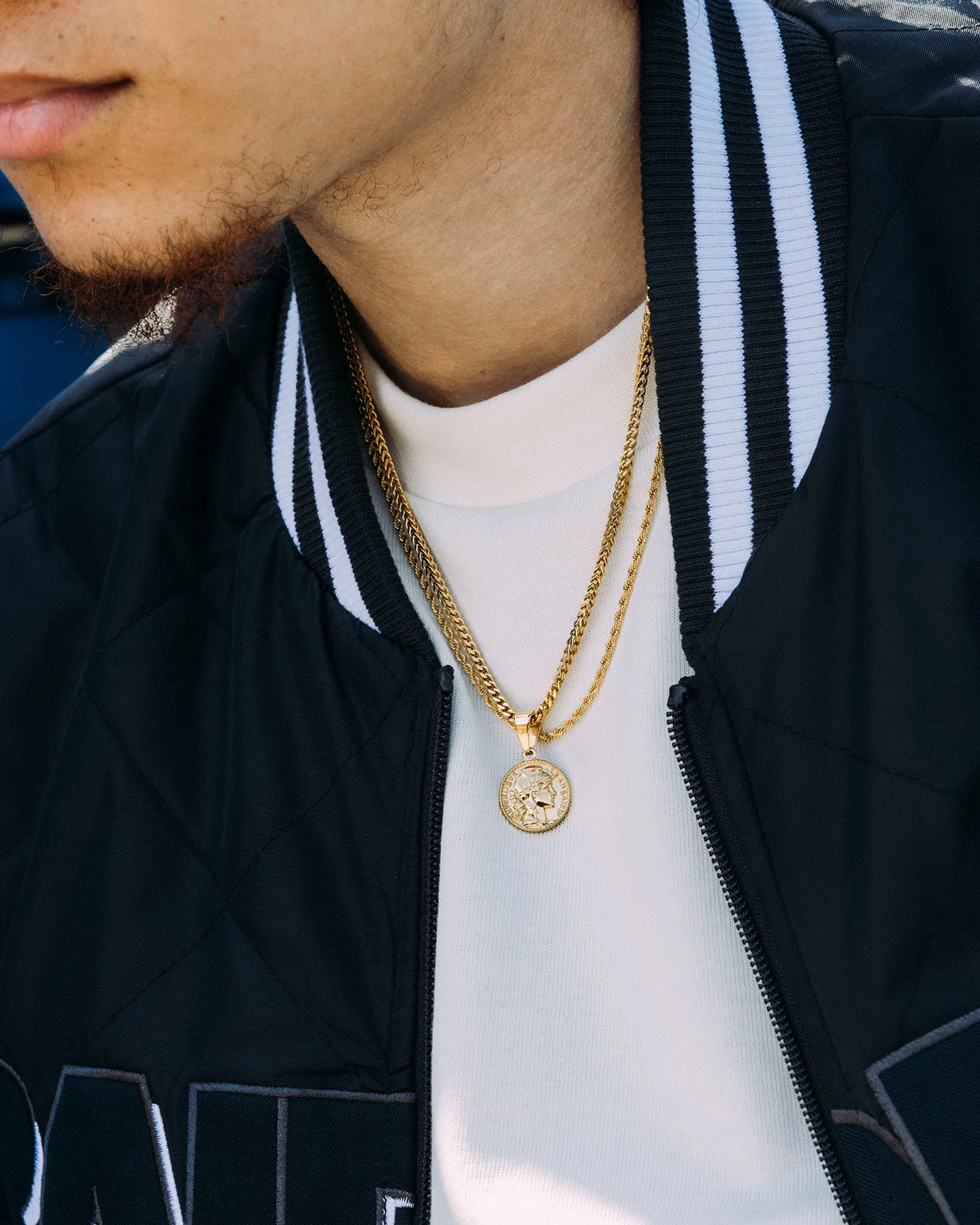 NXS Gladiator Coin Pendant Gold