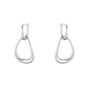 Offspring Interlocked Silver Earrings