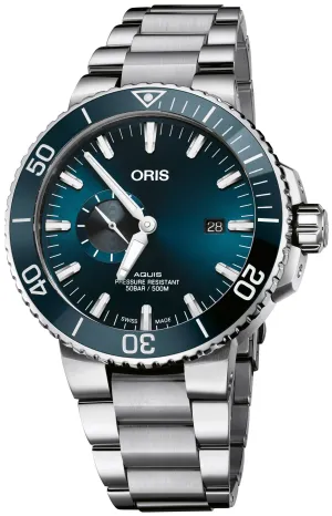 Oris Aquis Date Small Seconds Bracelet Watch
