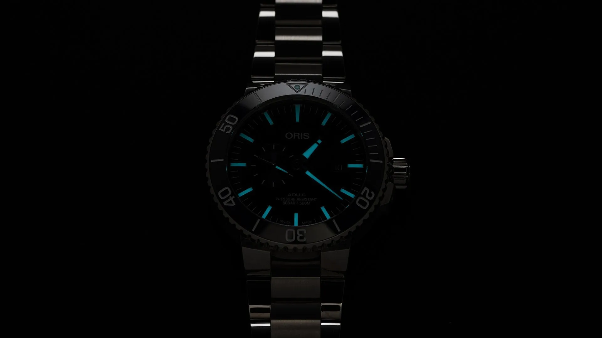 Oris Aquis Date Small Seconds Bracelet Watch