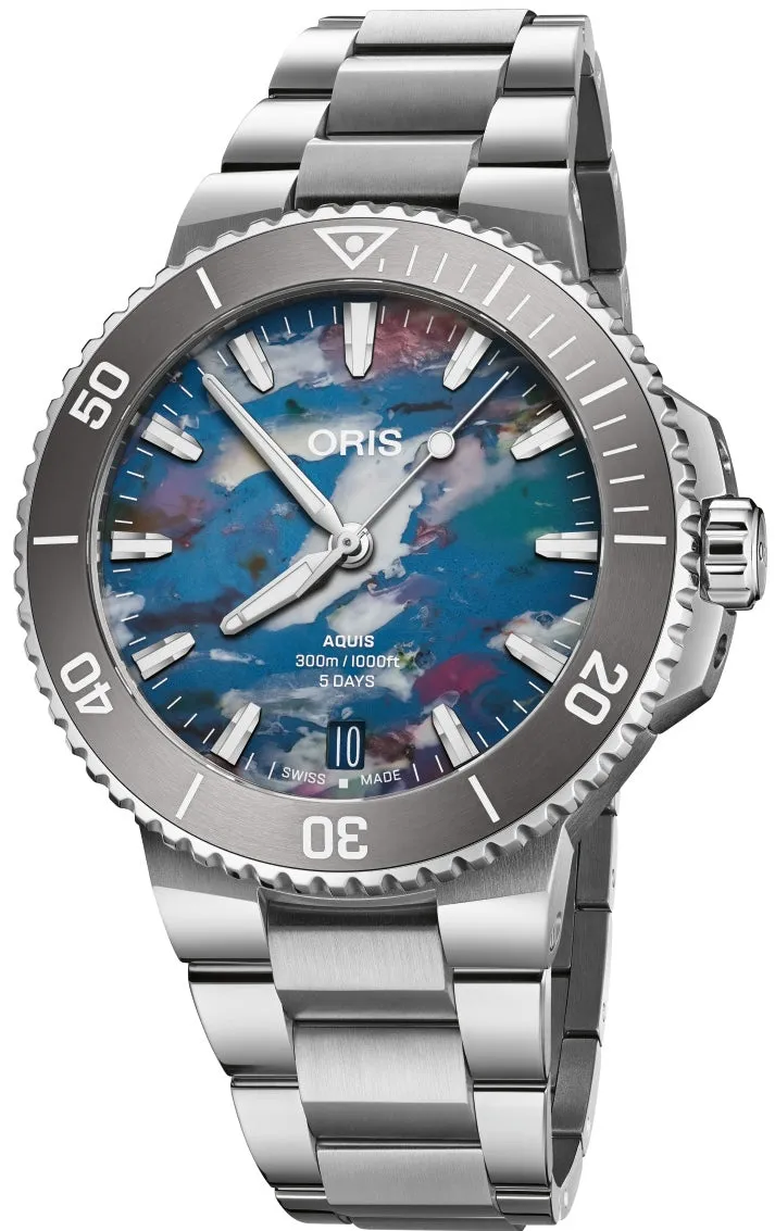 Oris Aquis Date Upcycle Calibre 400 43.5mm Watch