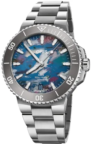 Oris Aquis Date Upcycle Calibre 400 43.5mm Watch