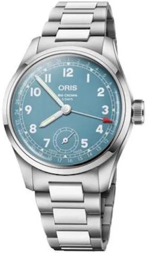 Oris Big Crown Pointer Date Calibre 473 Teal Blue Watch