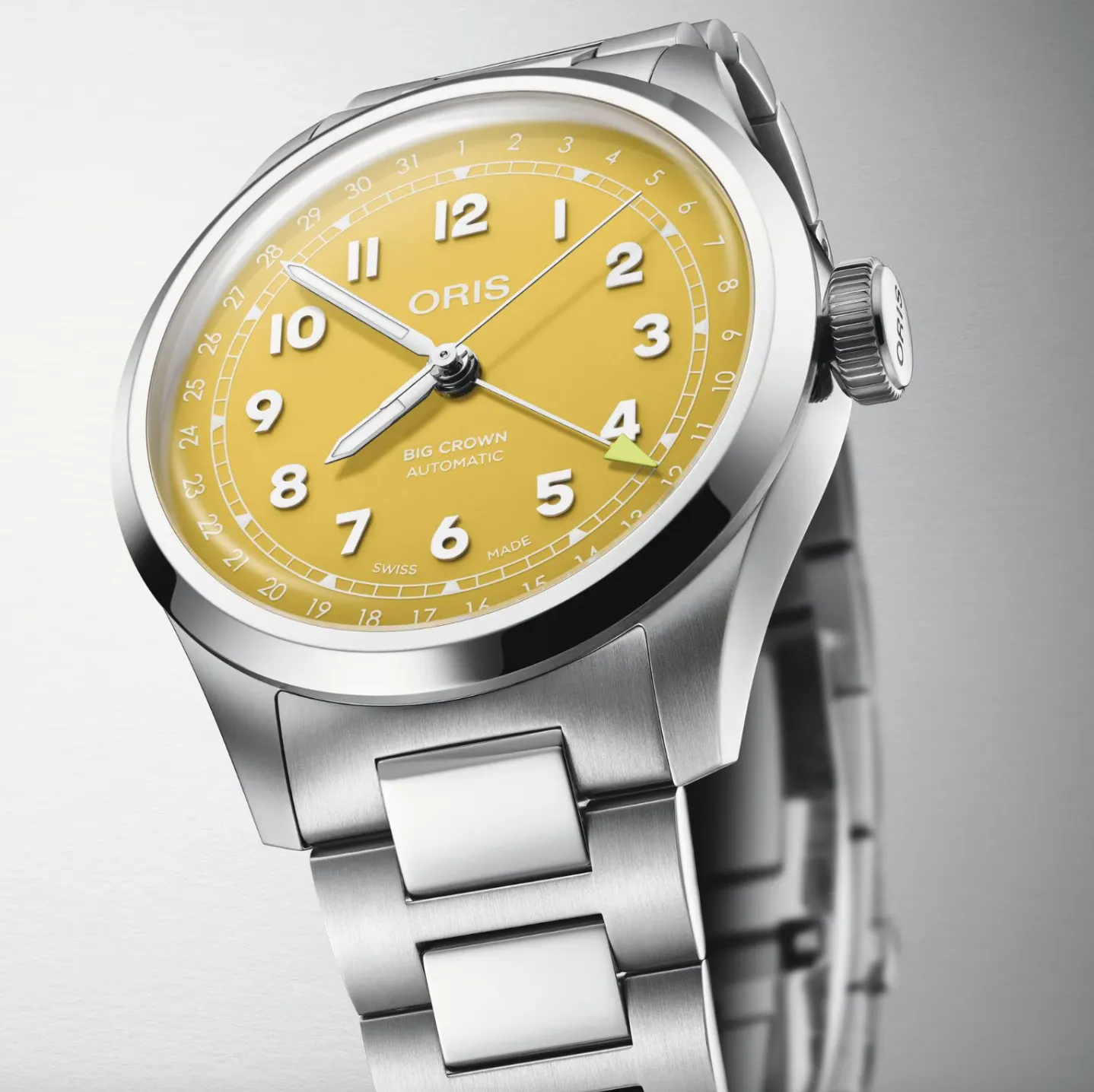 Oris Big Crown Pointer Date Yellow Watch