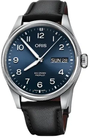 Oris Big Crown ProPilot Big Day Date Leather Watch