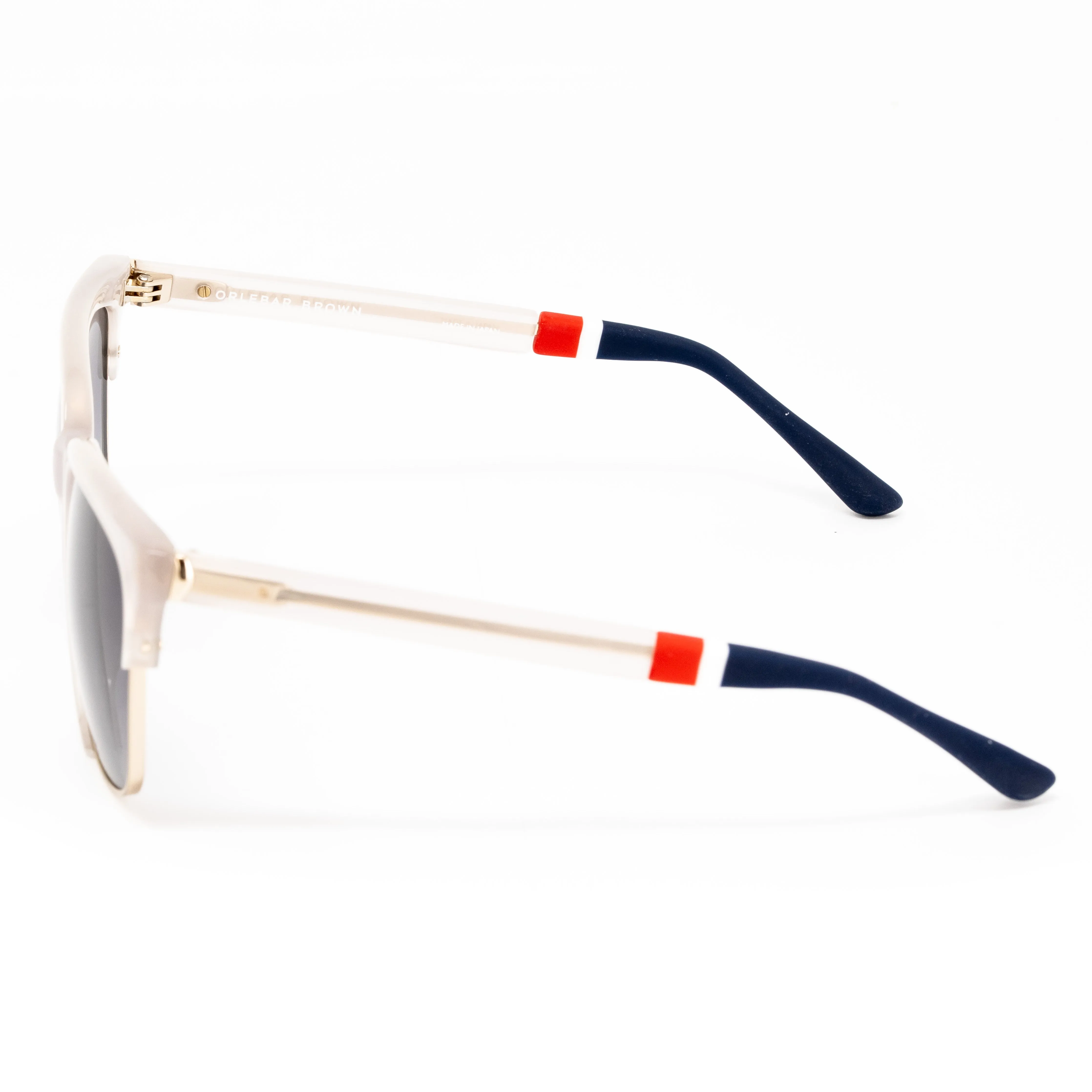 Orlebar Brown x Linda Farrow Ivory Sunglasses OB48C4SUN