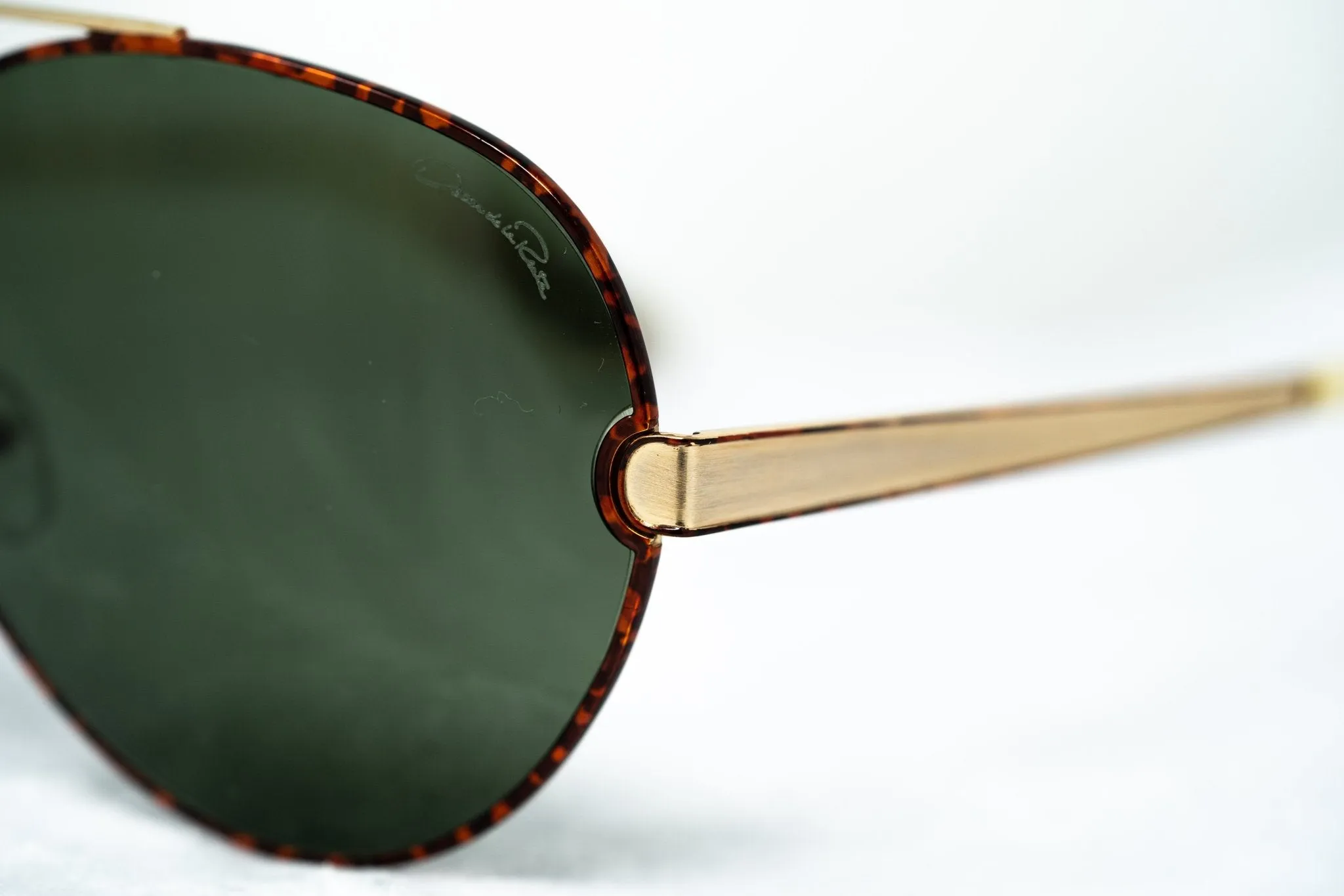 Oscar De La Renta Sunglasses Amber and Green