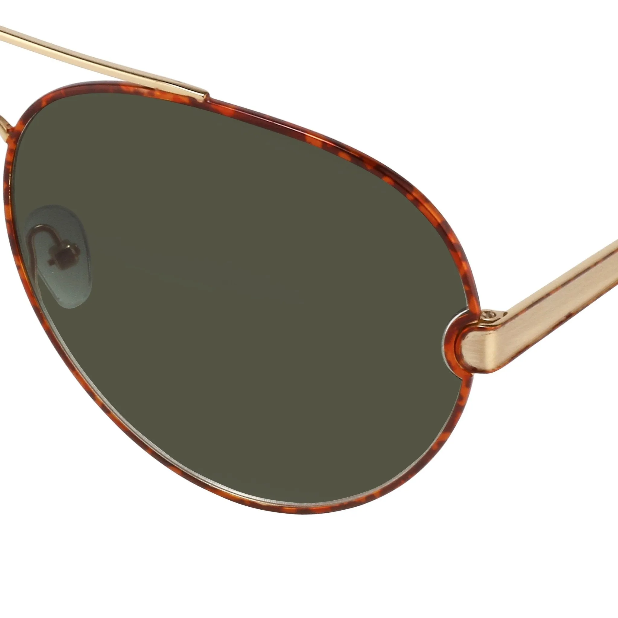 Oscar De La Renta Sunglasses Amber and Green