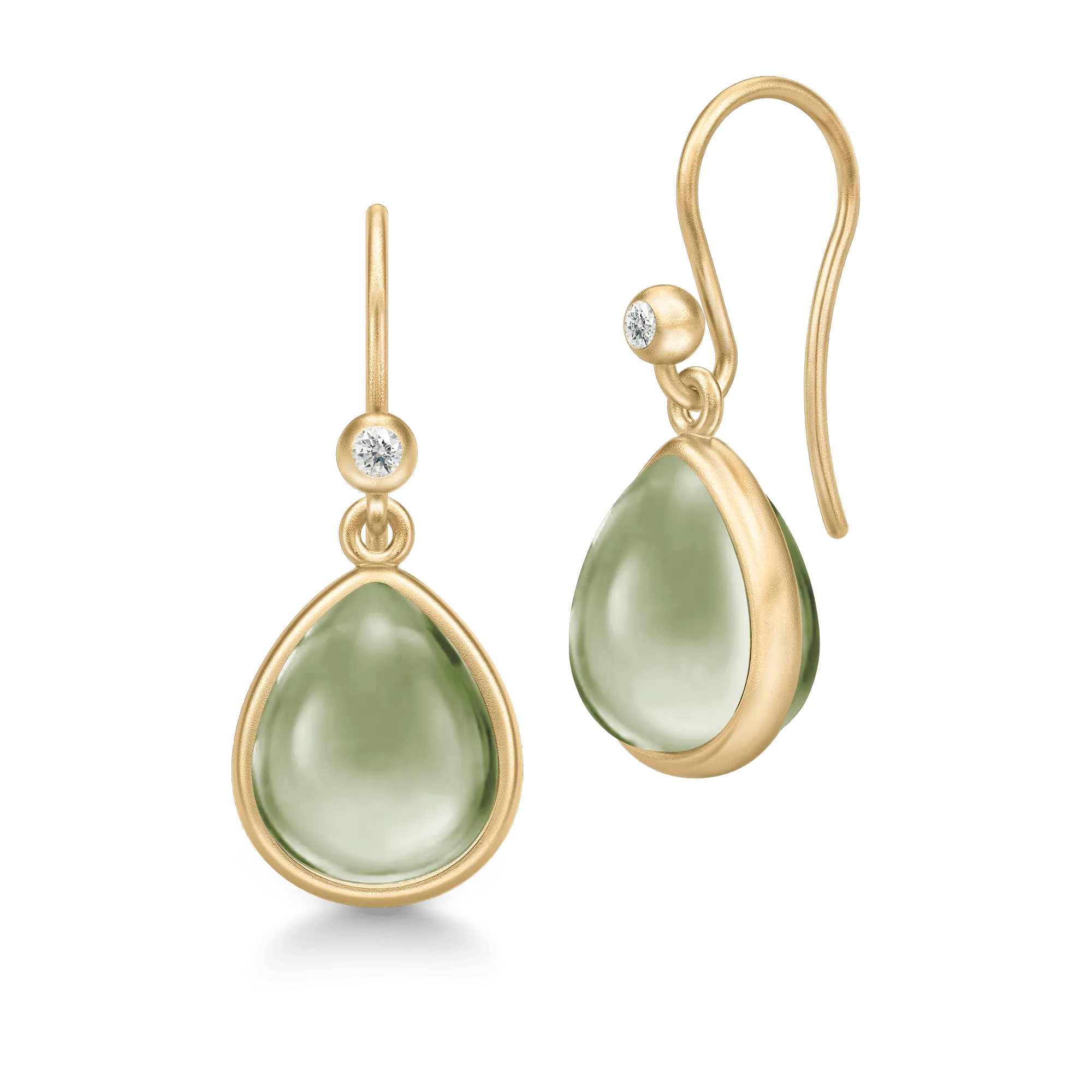 Paloma Olive Gold Plated Earrings