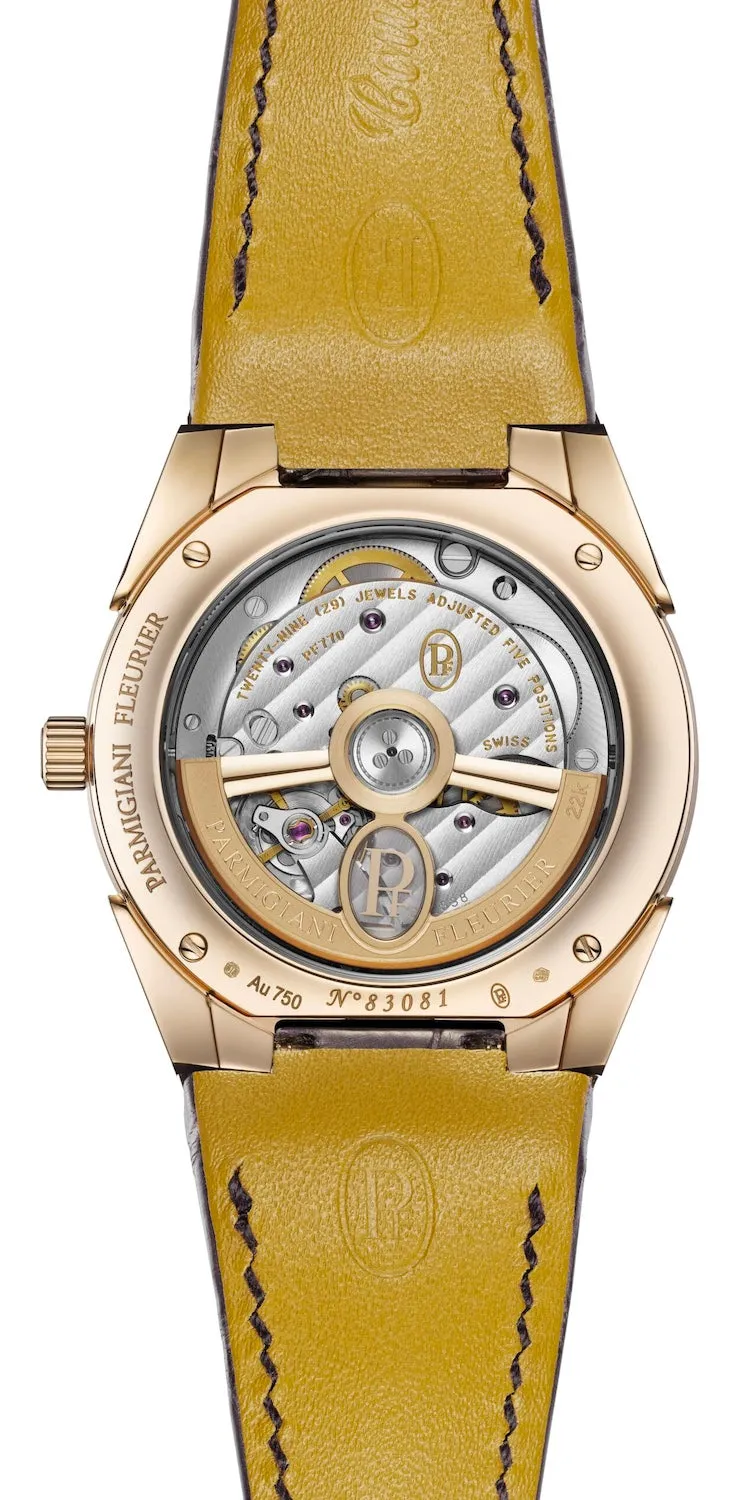 Parmigiani Fleurier Tonda PF Rose Gold Deep Ruby Set Watch