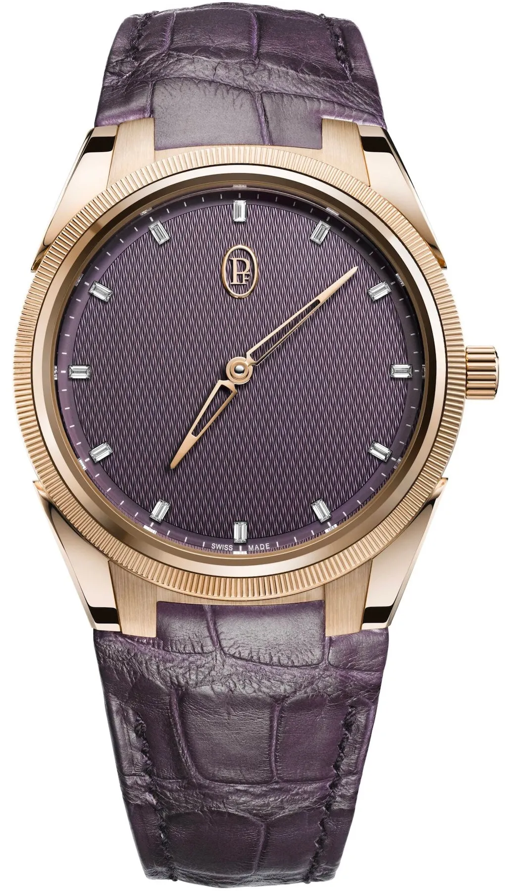 Parmigiani Fleurier Tonda PF Rose Gold Deep Ruby Set Watch