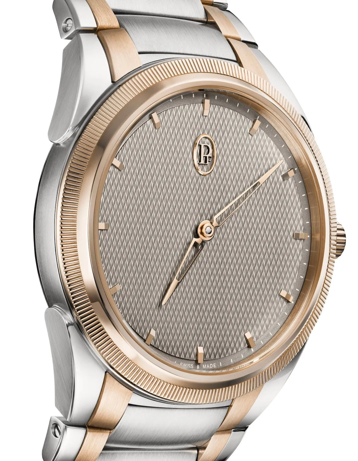 Parmigiani Fleurier Tonda PF Steel Rose Gold Sand Grey Watch