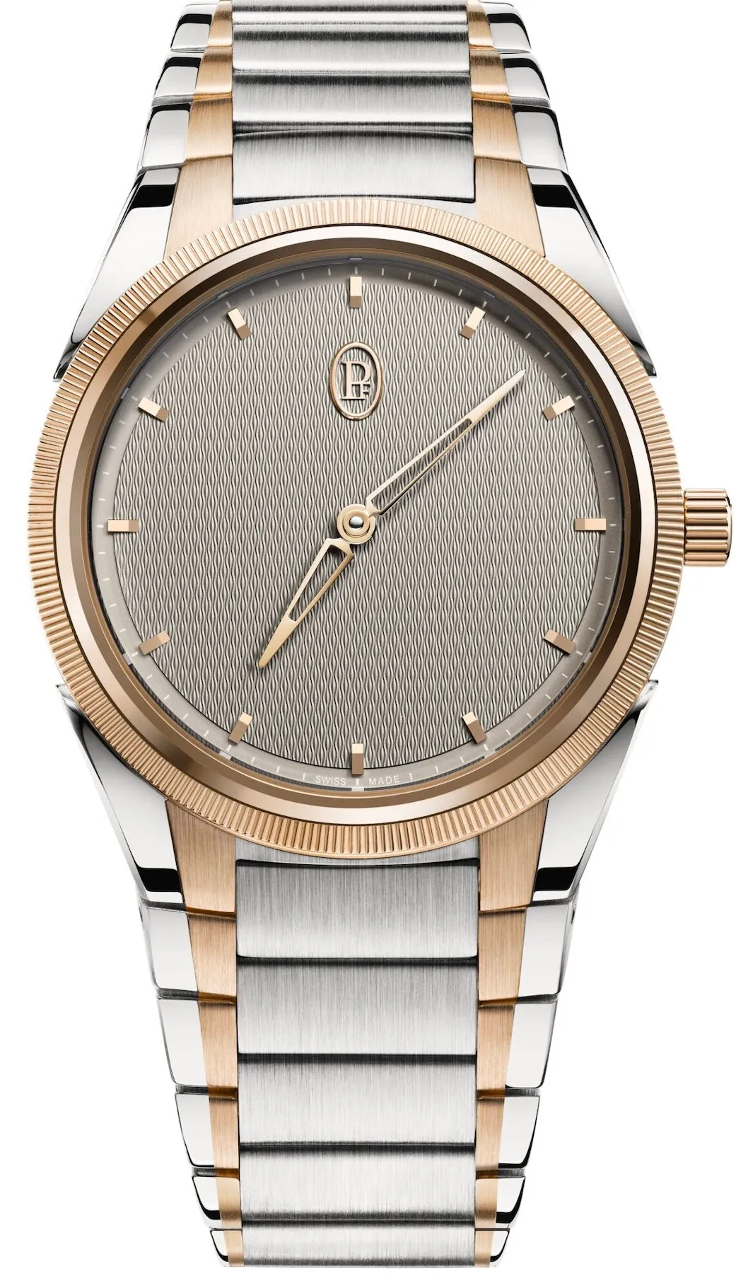 Parmigiani Fleurier Tonda PF Steel Rose Gold Sand Grey Watch