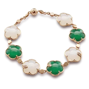 Pasquale Bruni Ton Joli 18ct Rose Gold Diamond Agate Bracelet