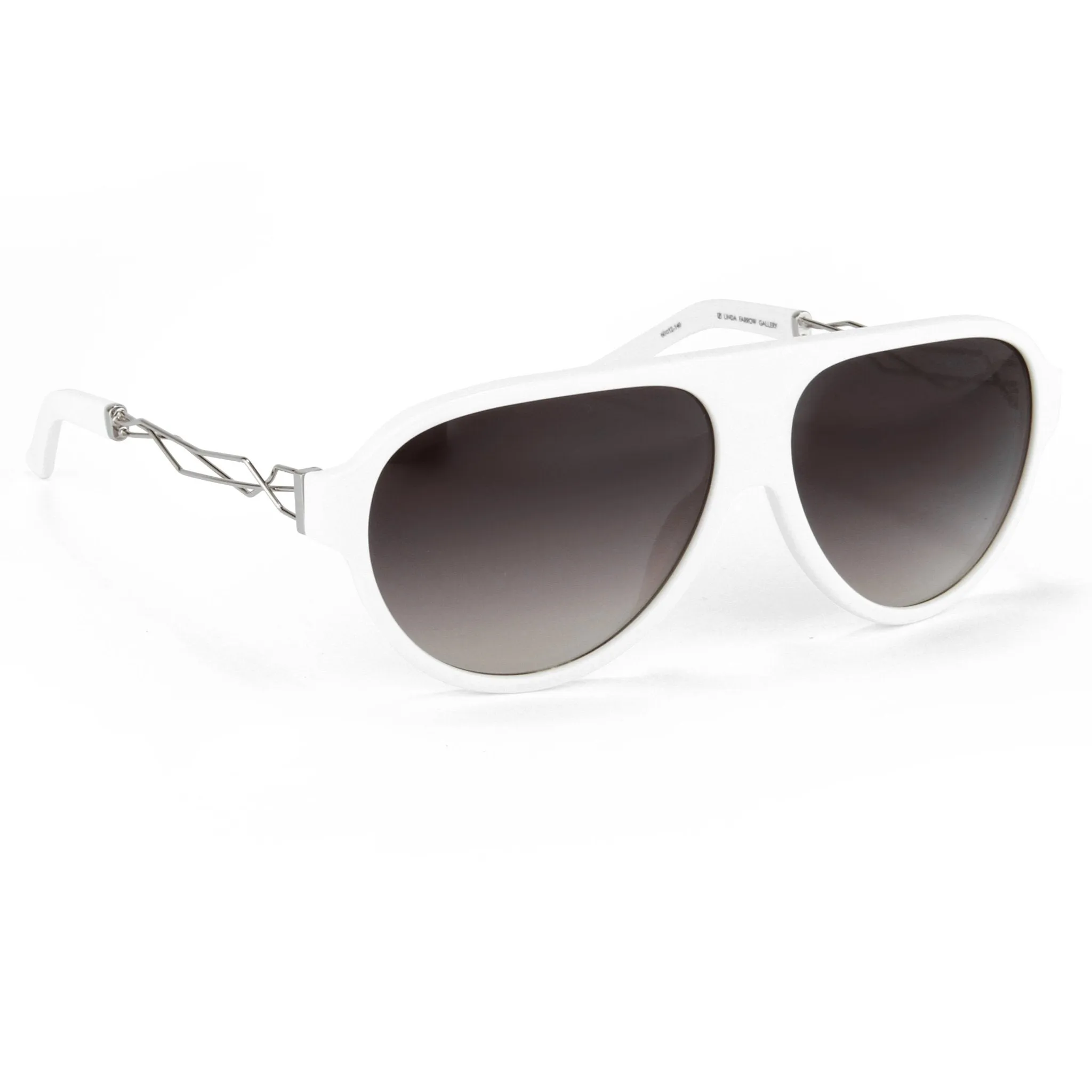 Prabal Gurung Sunglasses White and Grey