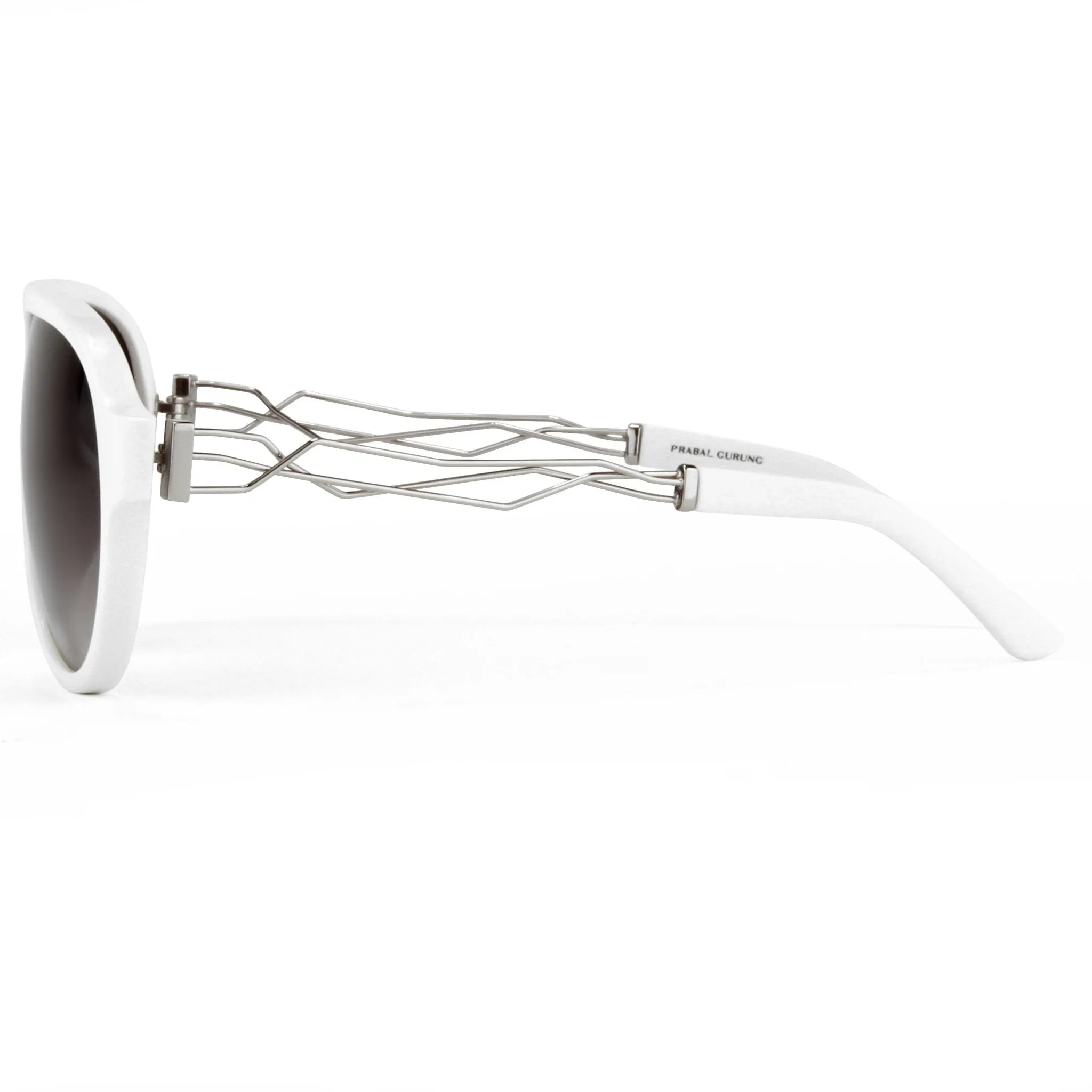 Prabal Gurung Sunglasses White and Grey