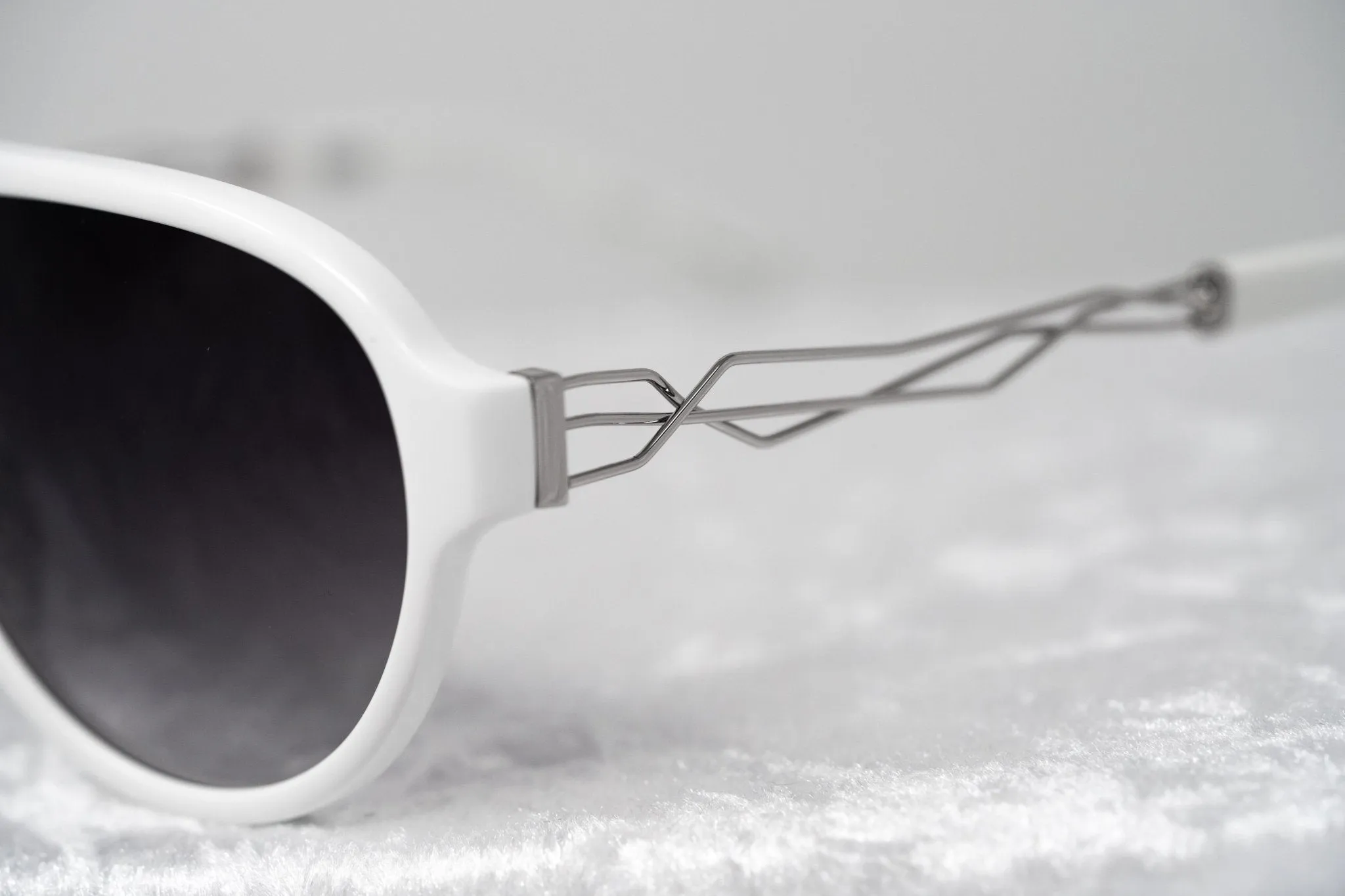 Prabal Gurung Sunglasses White and Grey