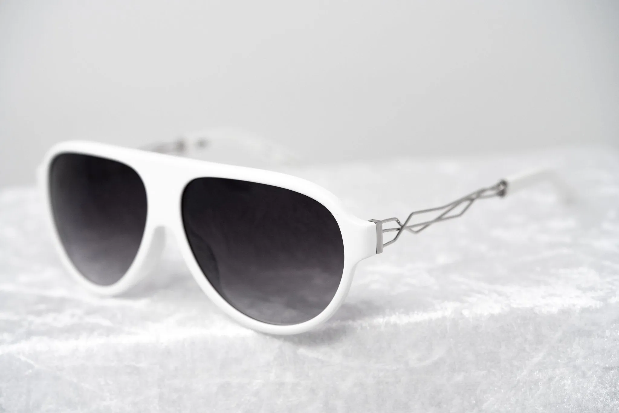 Prabal Gurung Sunglasses White and Grey
