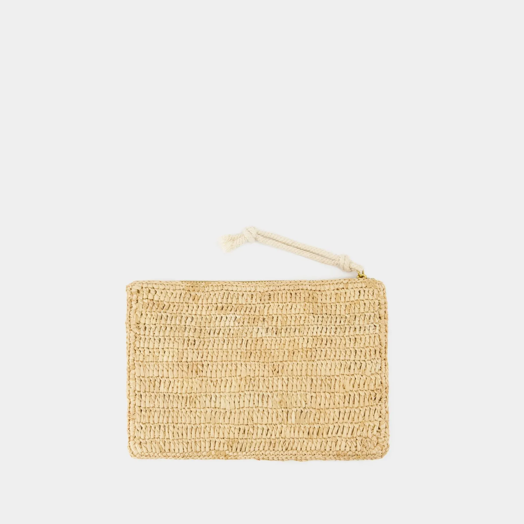 Praia Pouch Gc Pouch - Isabel Marant - Raffia - Beige