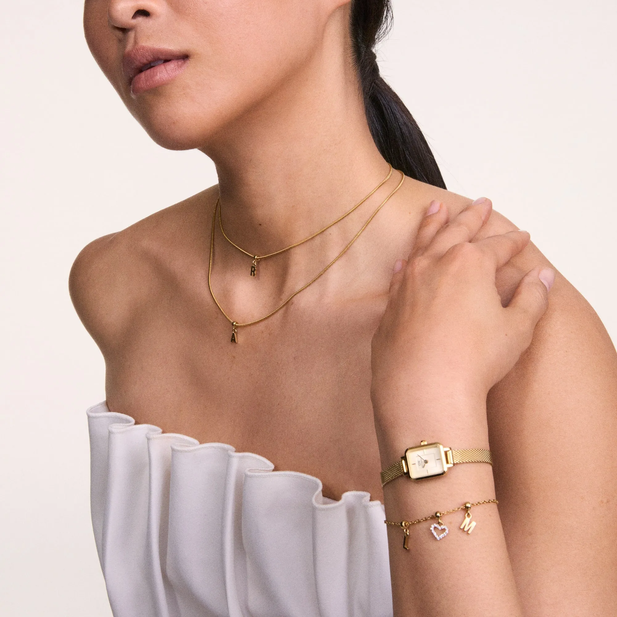 Quadro Mini Evergold Champagne Daniel Wellington