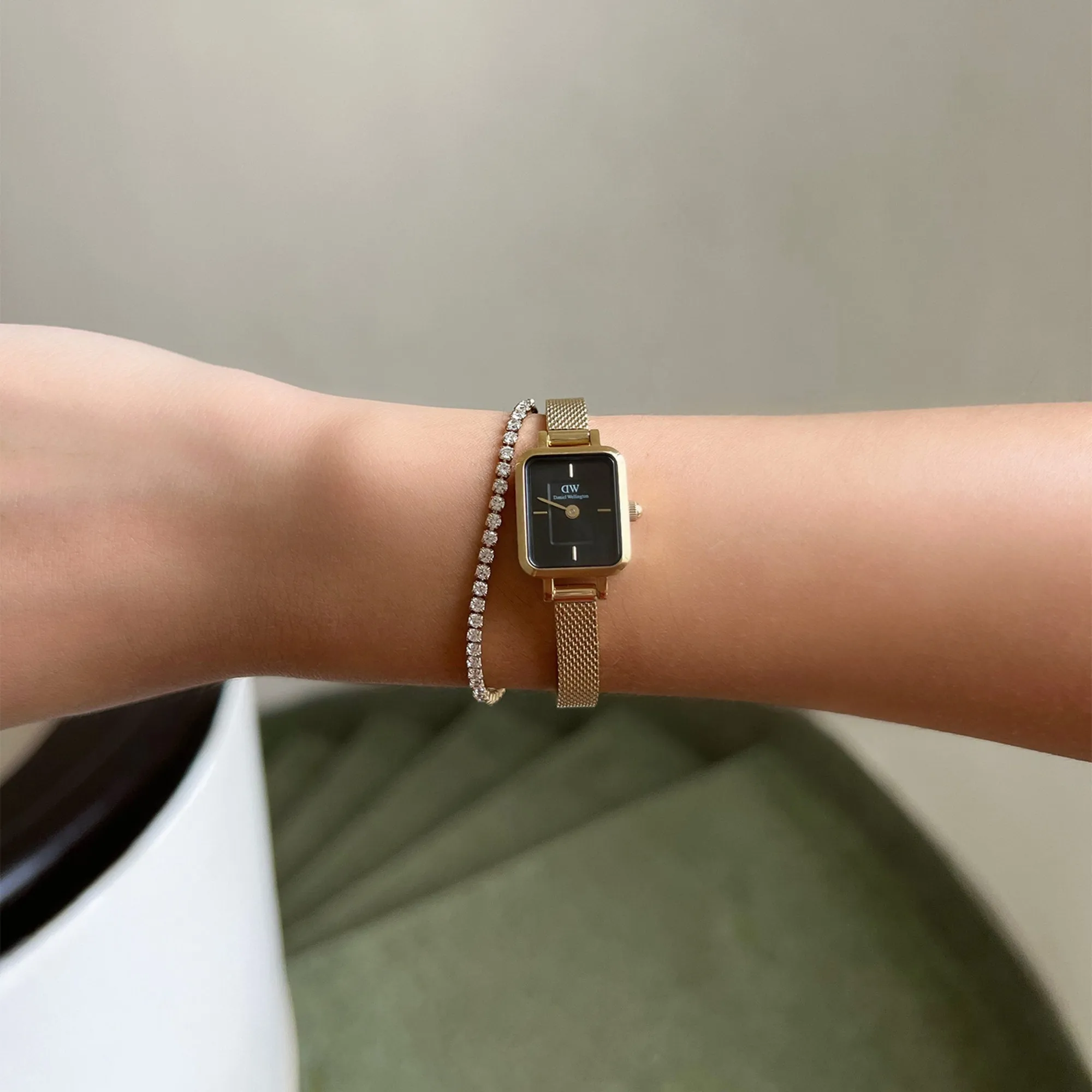 Quadro Mini Evergold Onyx Daniel Wellington