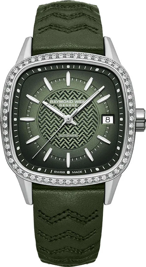 Raymond Weil Freelancer 60 Lab Green Ladies Watch