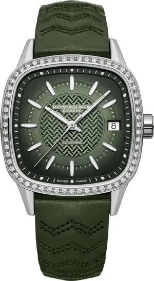 Raymond Weil Freelancer 60 Lab Green Ladies Watch