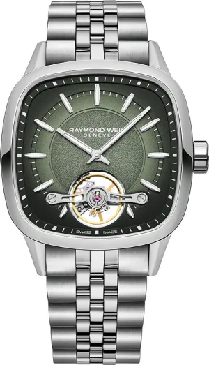 Raymond Weil Freelancer Calibre RW1212 Green Bracelet Watch
