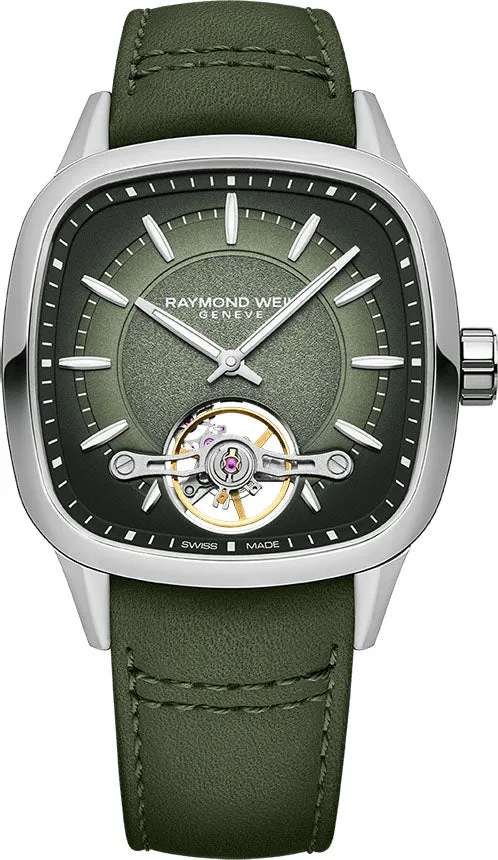 Raymond Weil Freelancer Calibre RW1212 Green Watch