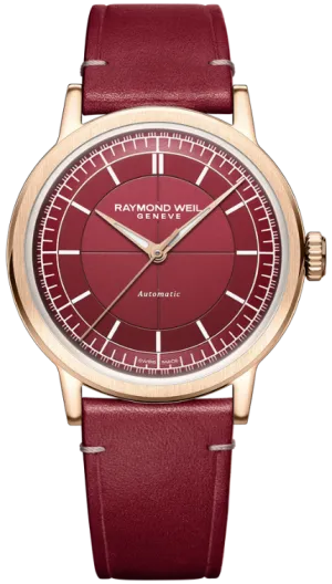 Raymond Weil Millesime Automatic Central Seconds Red Grape Watch