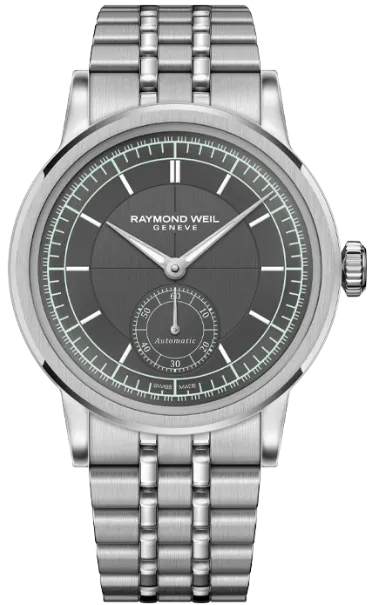Raymond Weil Millesime Automatic Small Seconds Menthol Minute Track Bracelet Watch