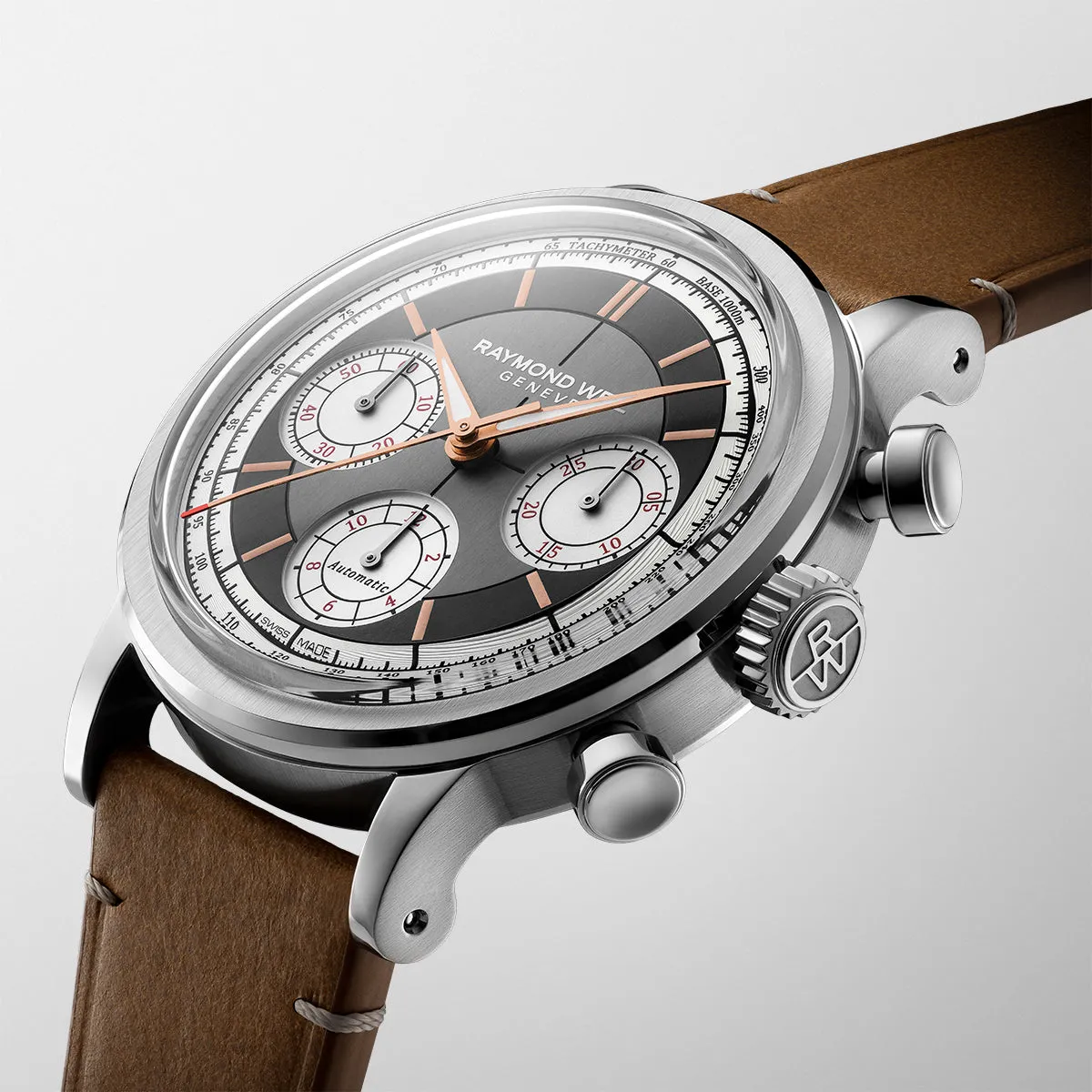 Raymond Weil Millesime Automatic Tri-Compax Chronograph Anthracite Watch