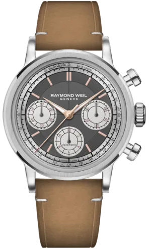 Raymond Weil Millesime Automatic Tri-Compax Chronograph Anthracite Watch