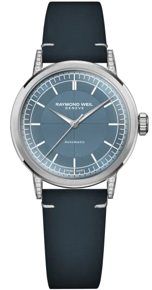 Raymond Weil Millesime Central Seconds Denim Blue Watch