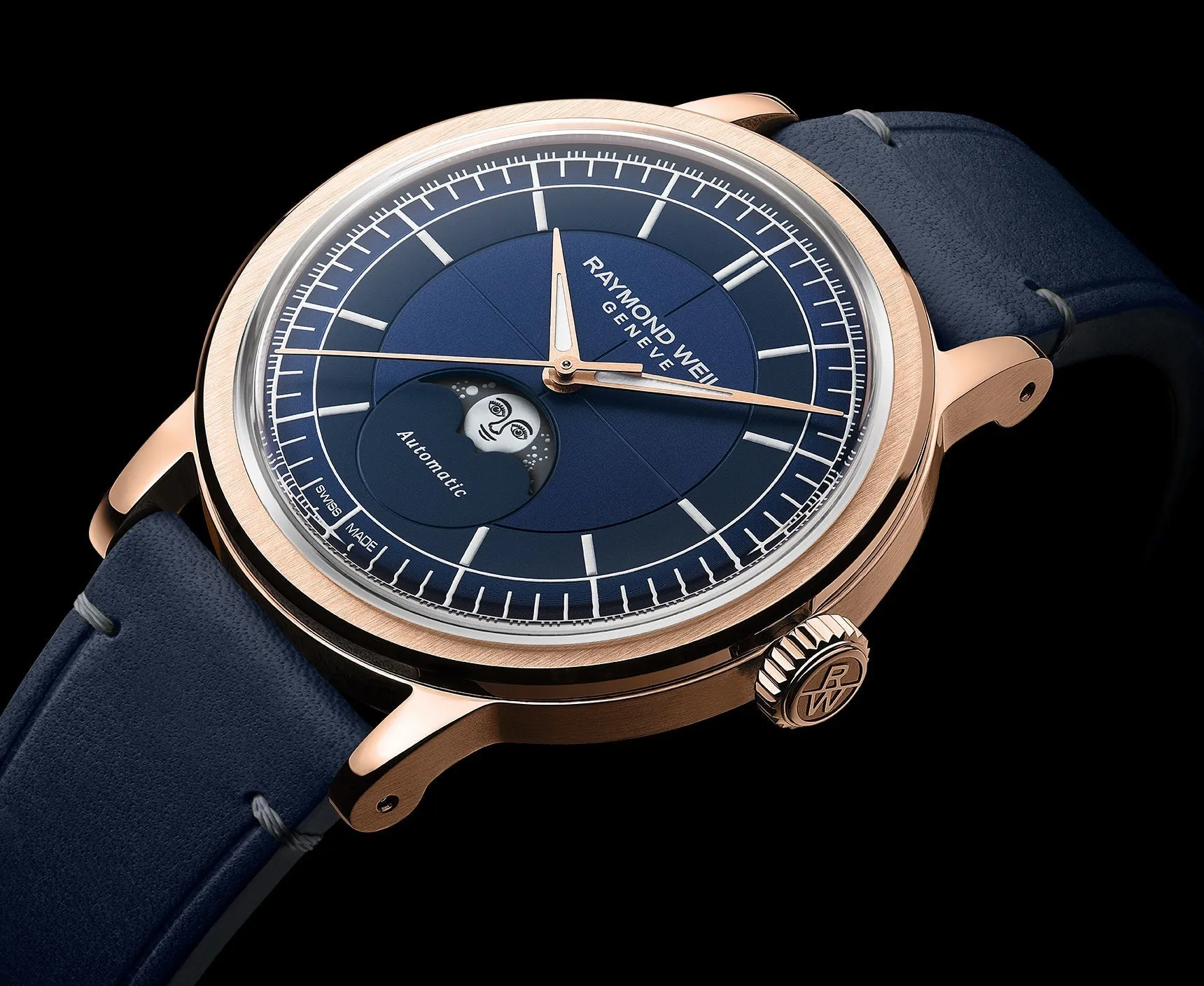 Raymond Weil Millesime Moon Phase 39.5mm Watch