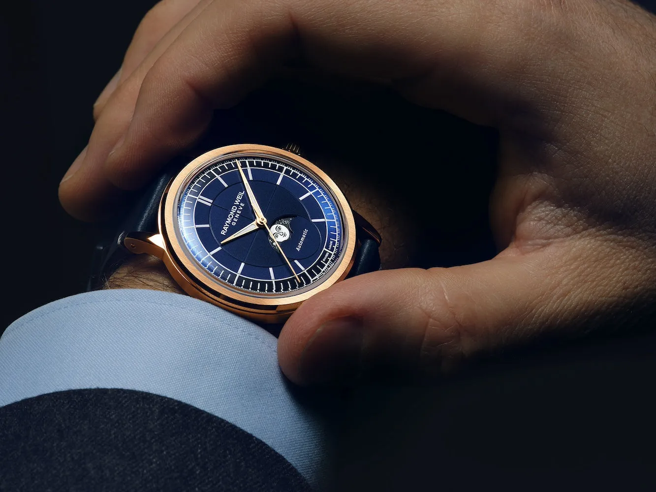 Raymond Weil Millesime Moon Phase 39.5mm Watch