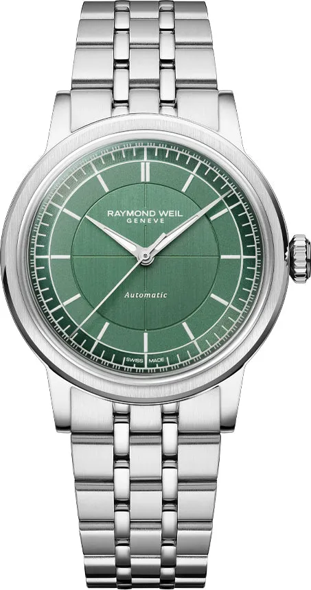 Raymond Weil Millesime Sage Green 35mm Watch