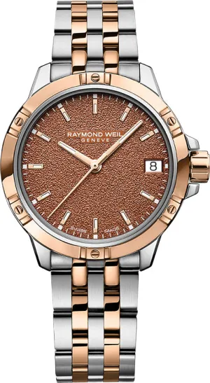Raymond Weil Tango Two Tone Terra Cotta Frost Watch