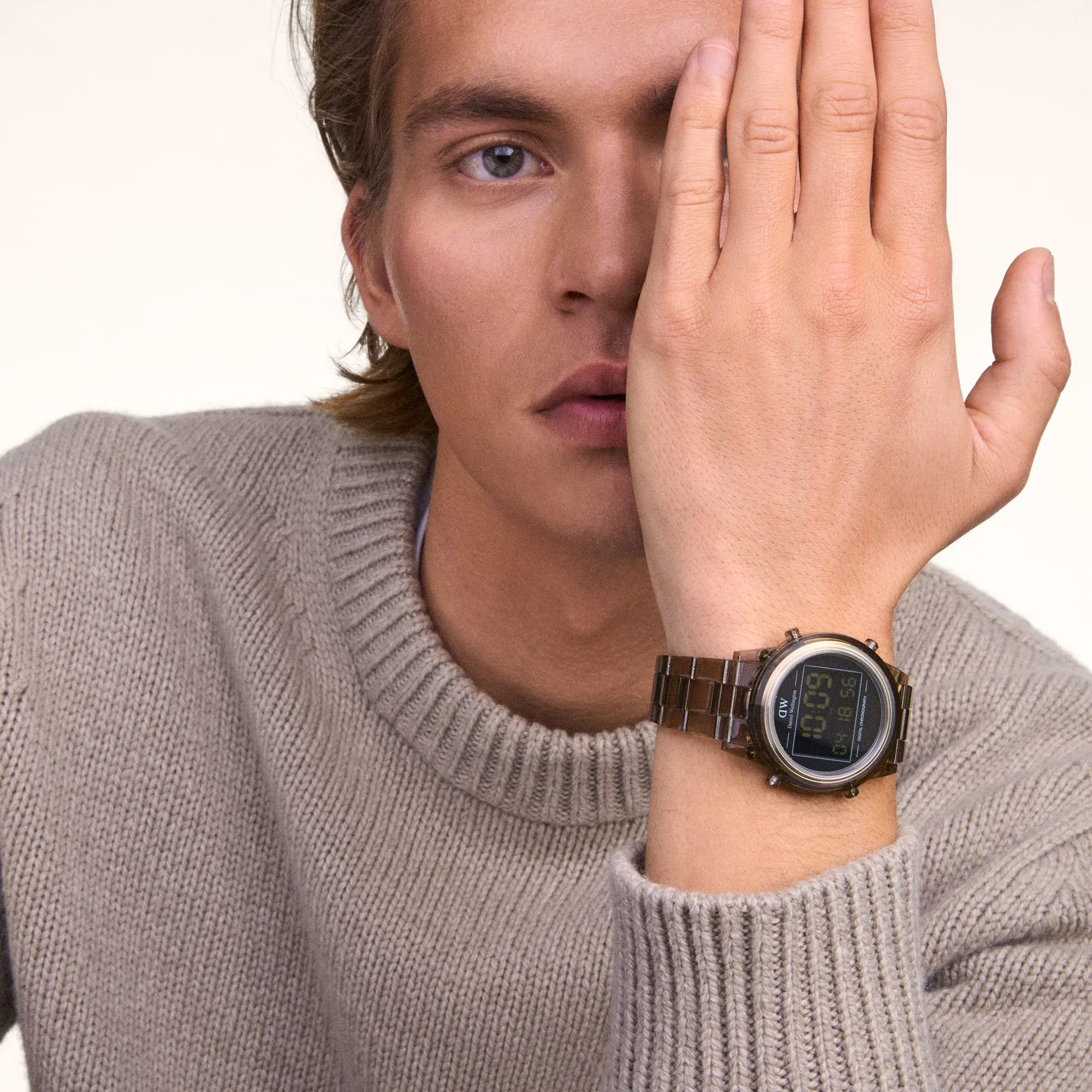 Retro Digital Dark Brown Dark Brown Daniel Wellington