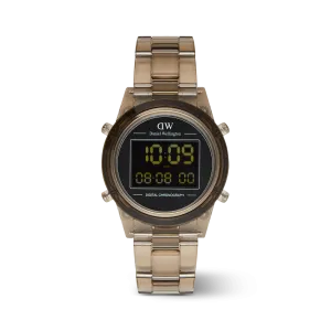 Retro Digital Dark Brown Dark Brown Daniel Wellington