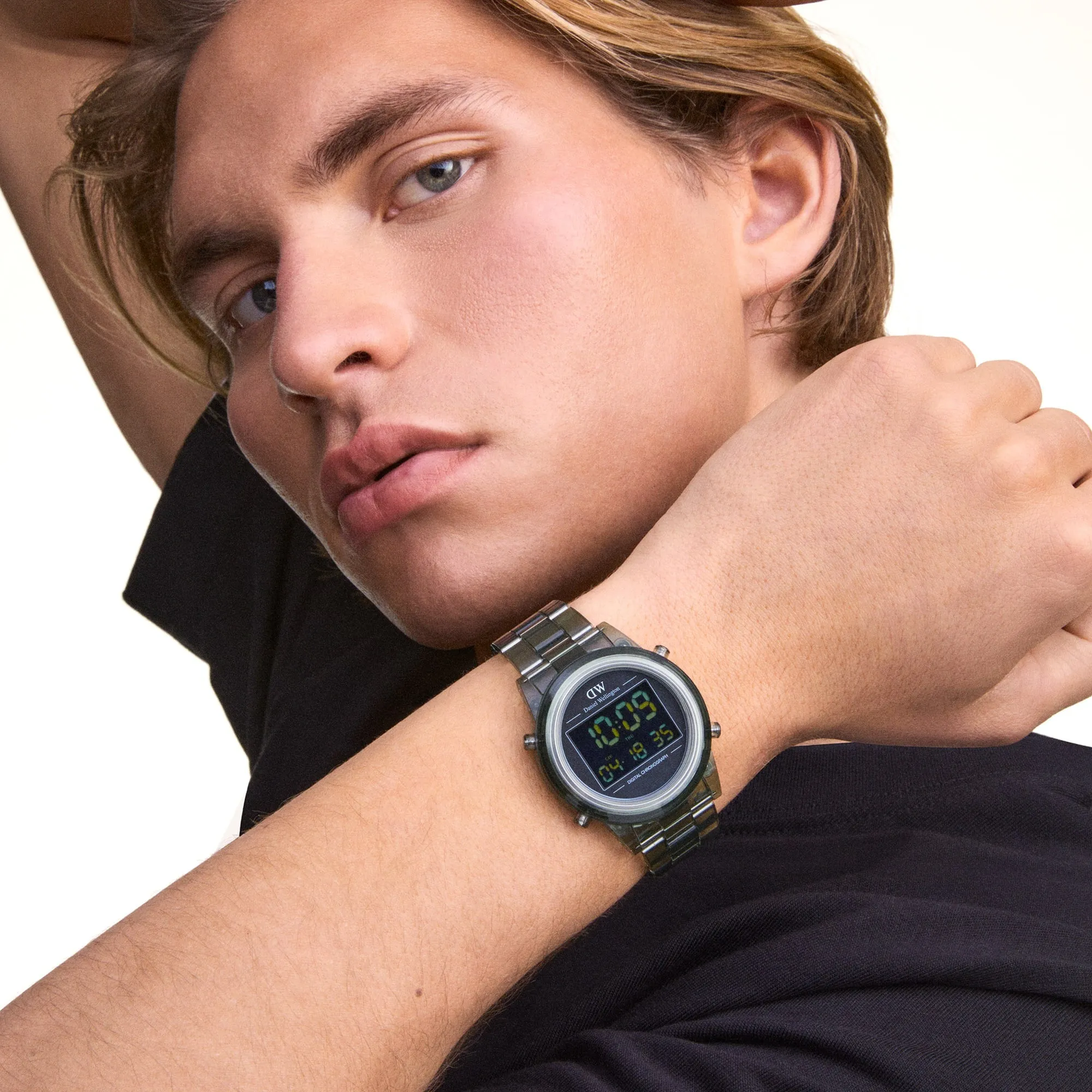 Retro Digital Dark Green Dark Green Daniel Wellington