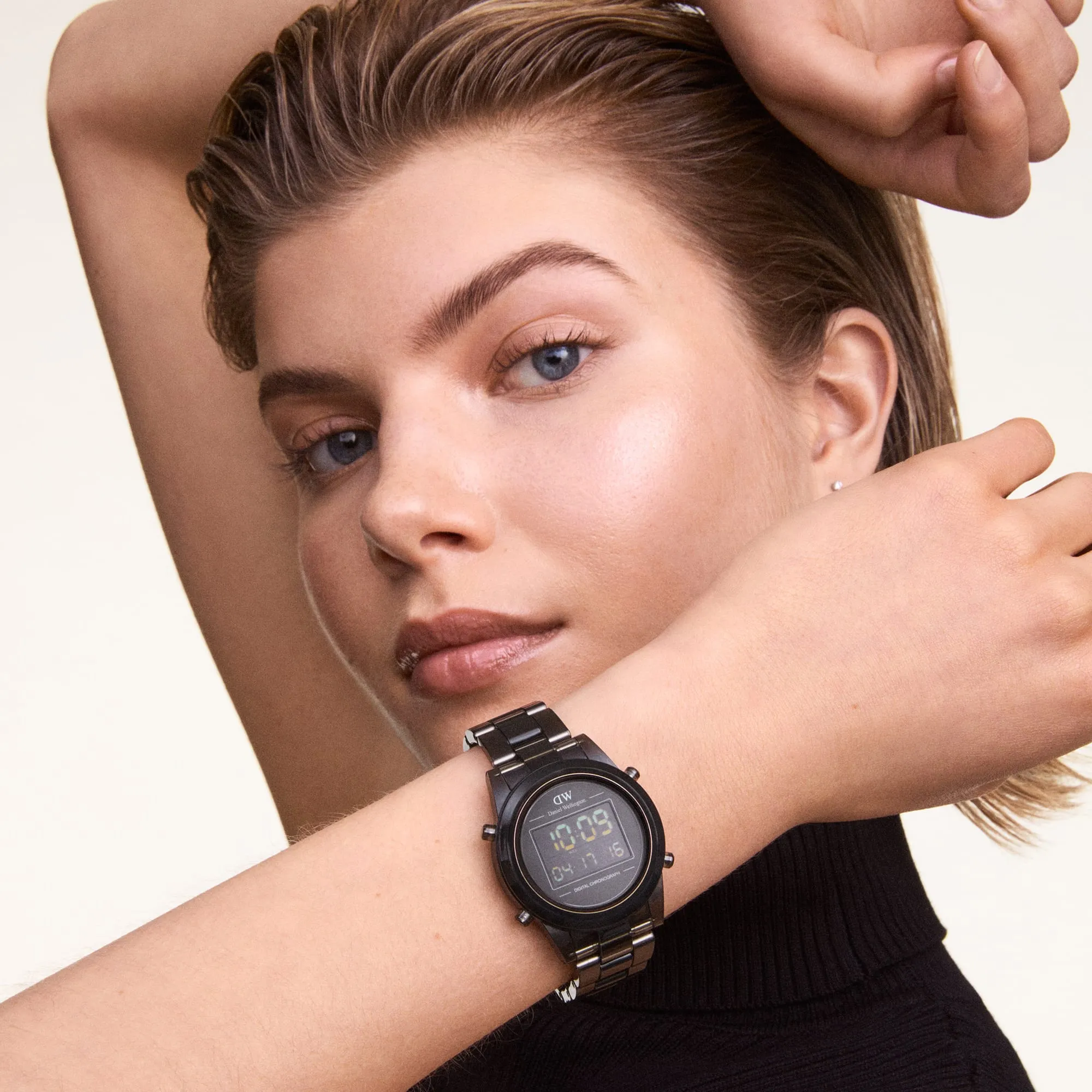 Retro Digital Dark Grey Dark Grey Daniel Wellington