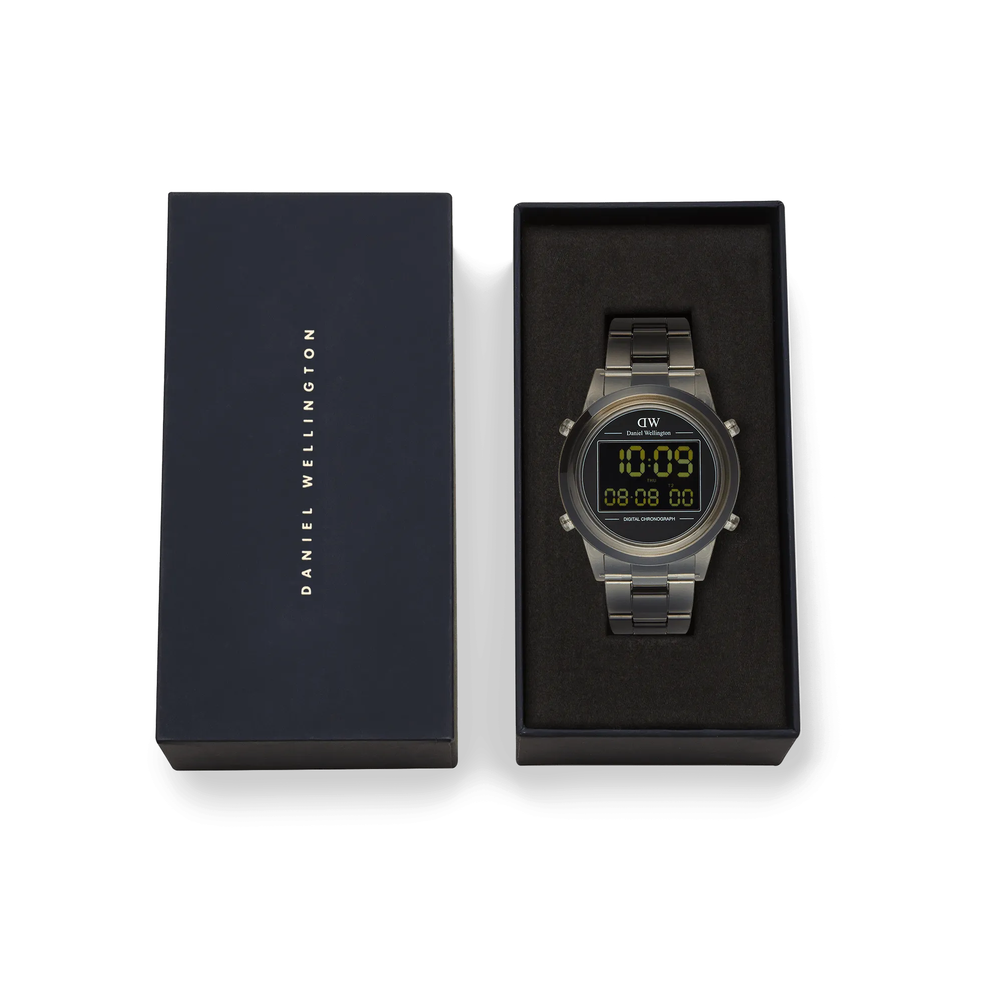 Retro Digital Dark Grey Dark Grey Daniel Wellington