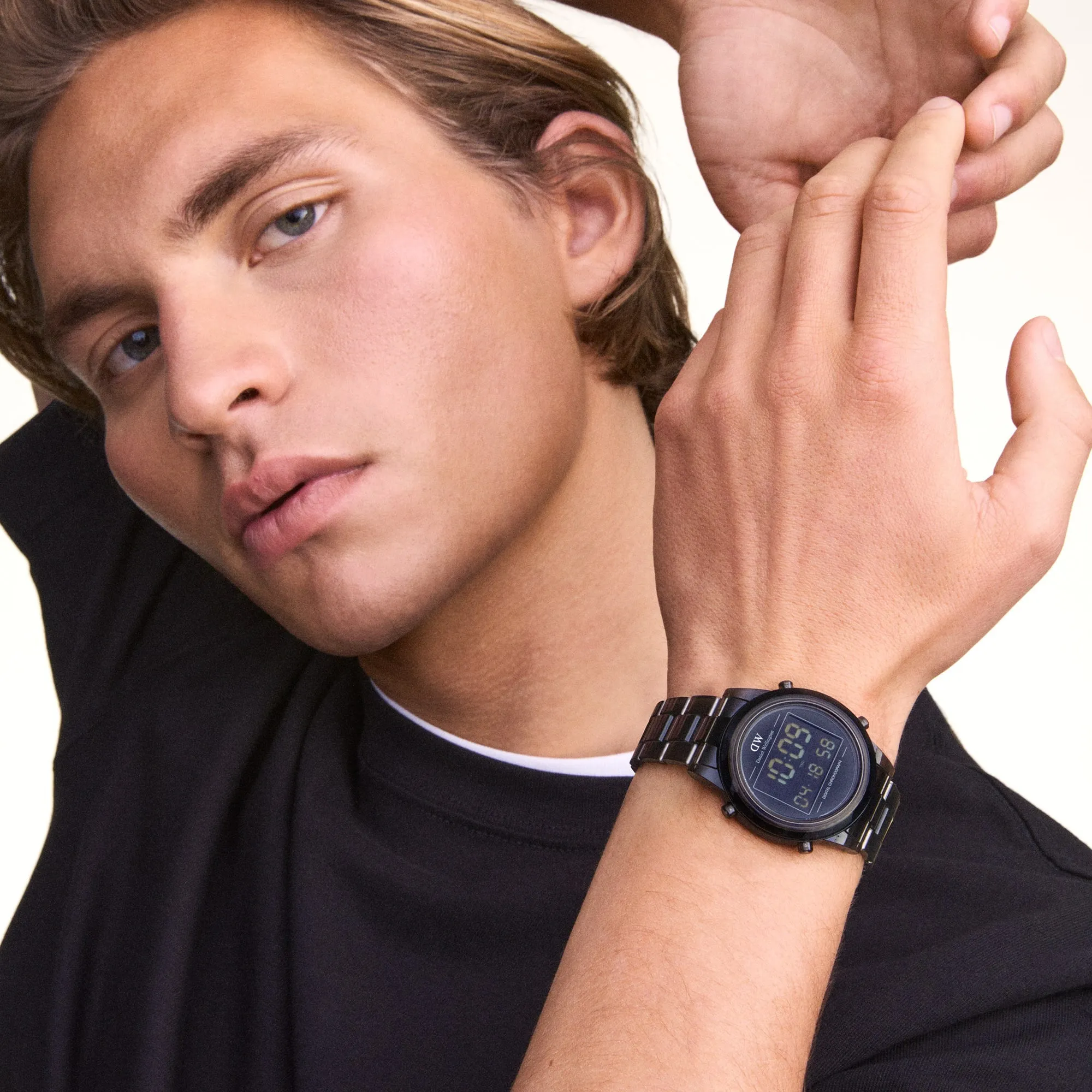 Retro Digital Dark Grey Dark Grey Daniel Wellington